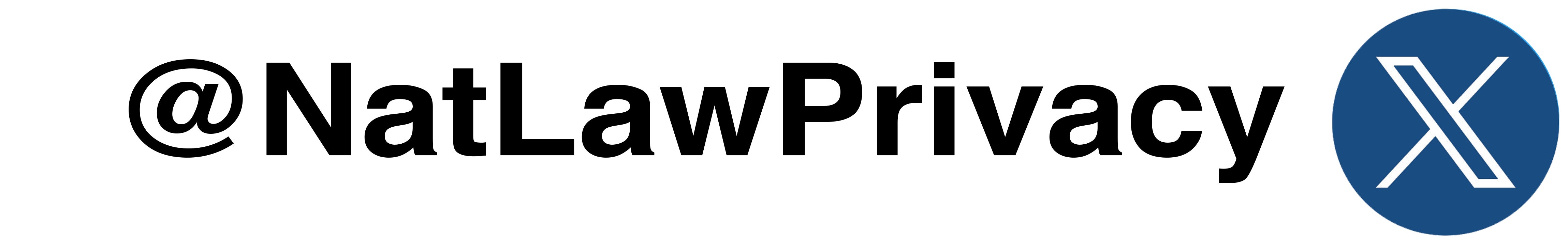 National Law Review Privacy/Cybersecurity Twitter